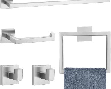 TNOMS 5 Piece Towel Bar Set Review